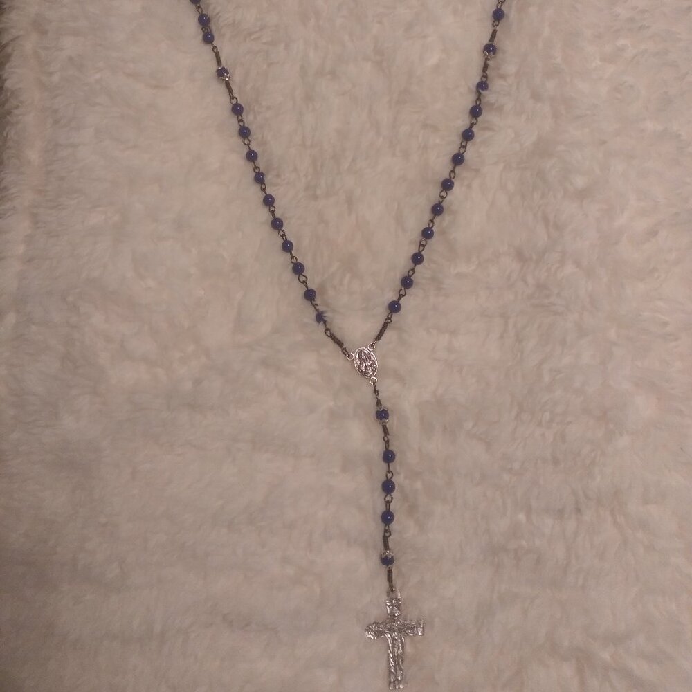 Sapphire blue Rosary
